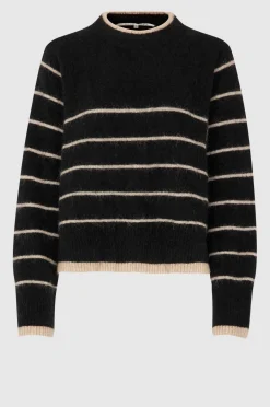 Laila Knit O-Neck Kvinde Strik Og Cardigans