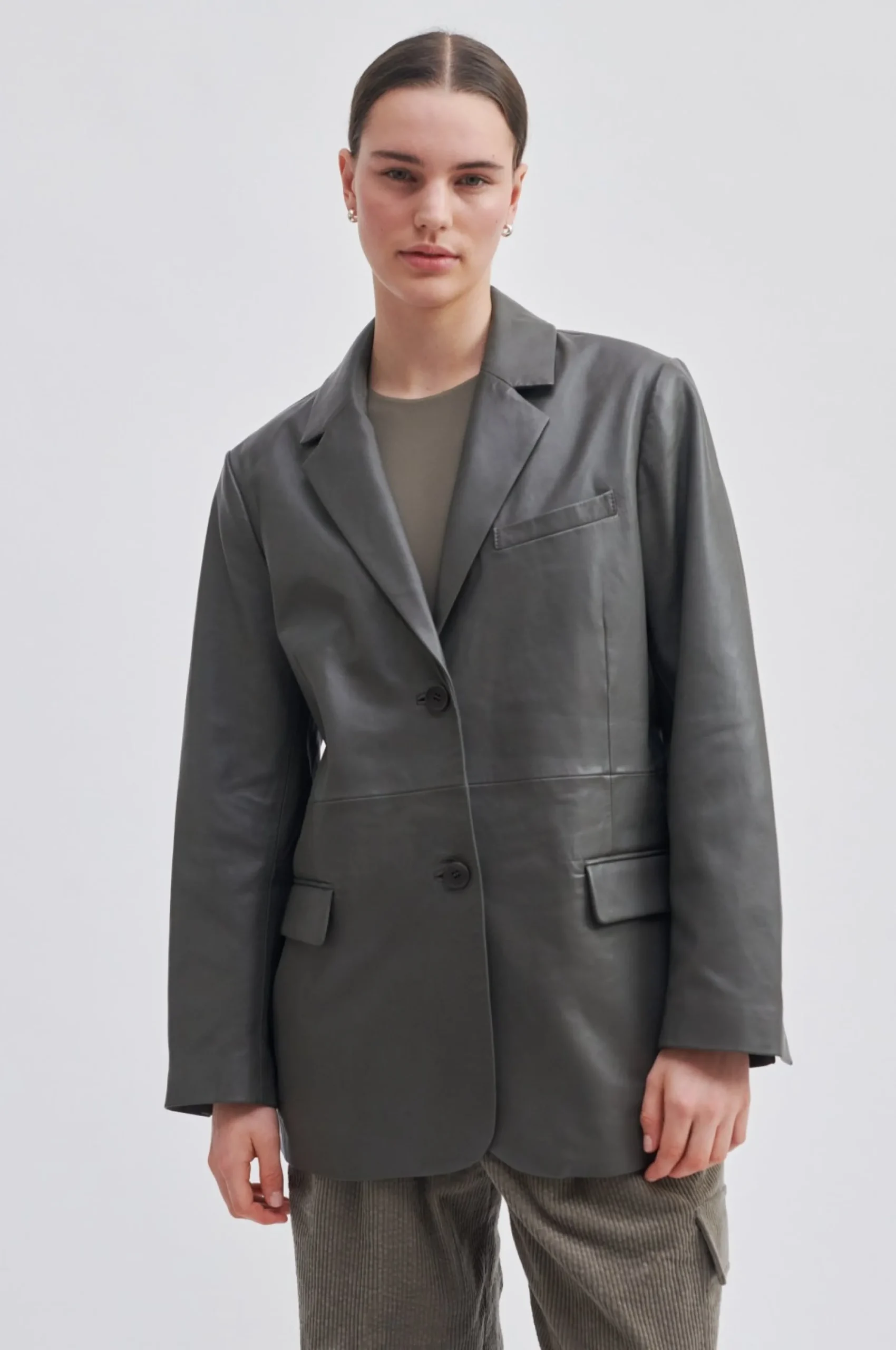 Online Lito New Leather Blazer Kvinde Blazere