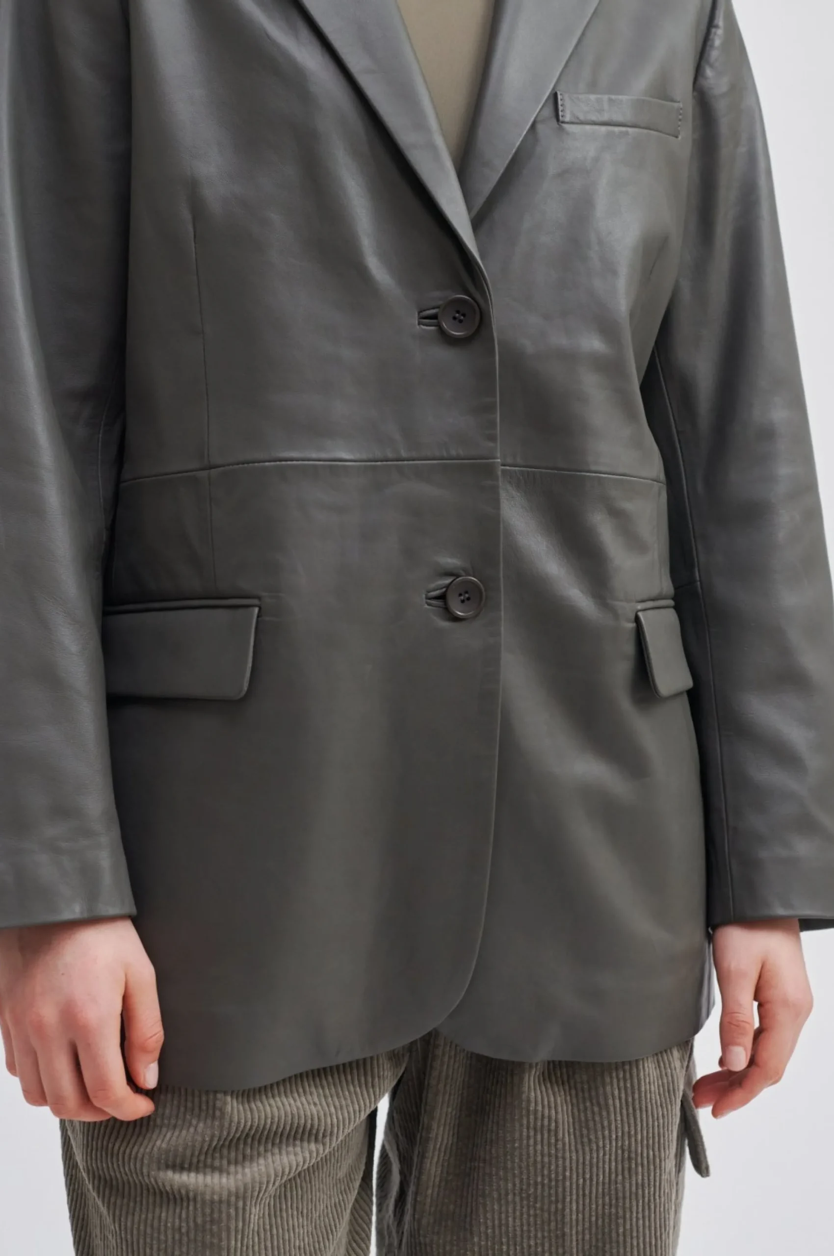 Online Lito New Leather Blazer Kvinde Blazere
