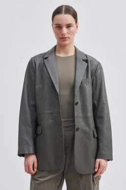 Online Lito New Leather Blazer Kvinde Blazere