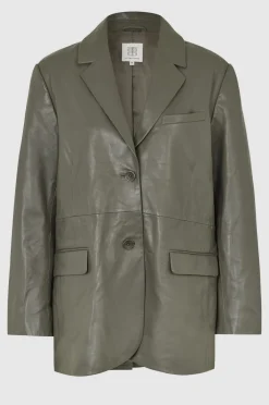 Online Lito New Leather Blazer Kvinde Blazere