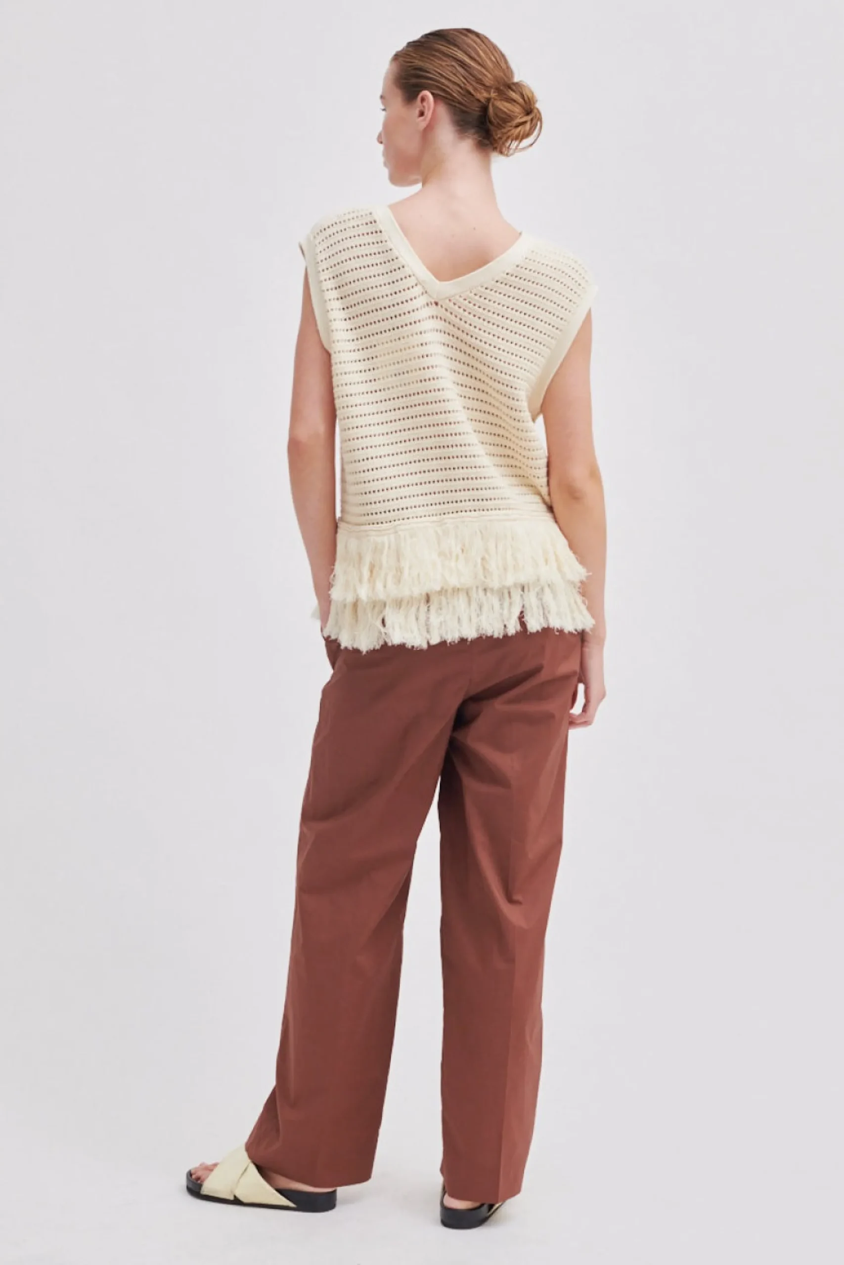 Mantova Knit V-Neck Kvinde Strik Og Cardigans