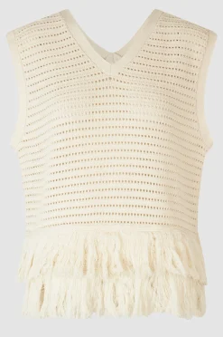 Mantova Knit V-Neck Kvinde Strik Og Cardigans