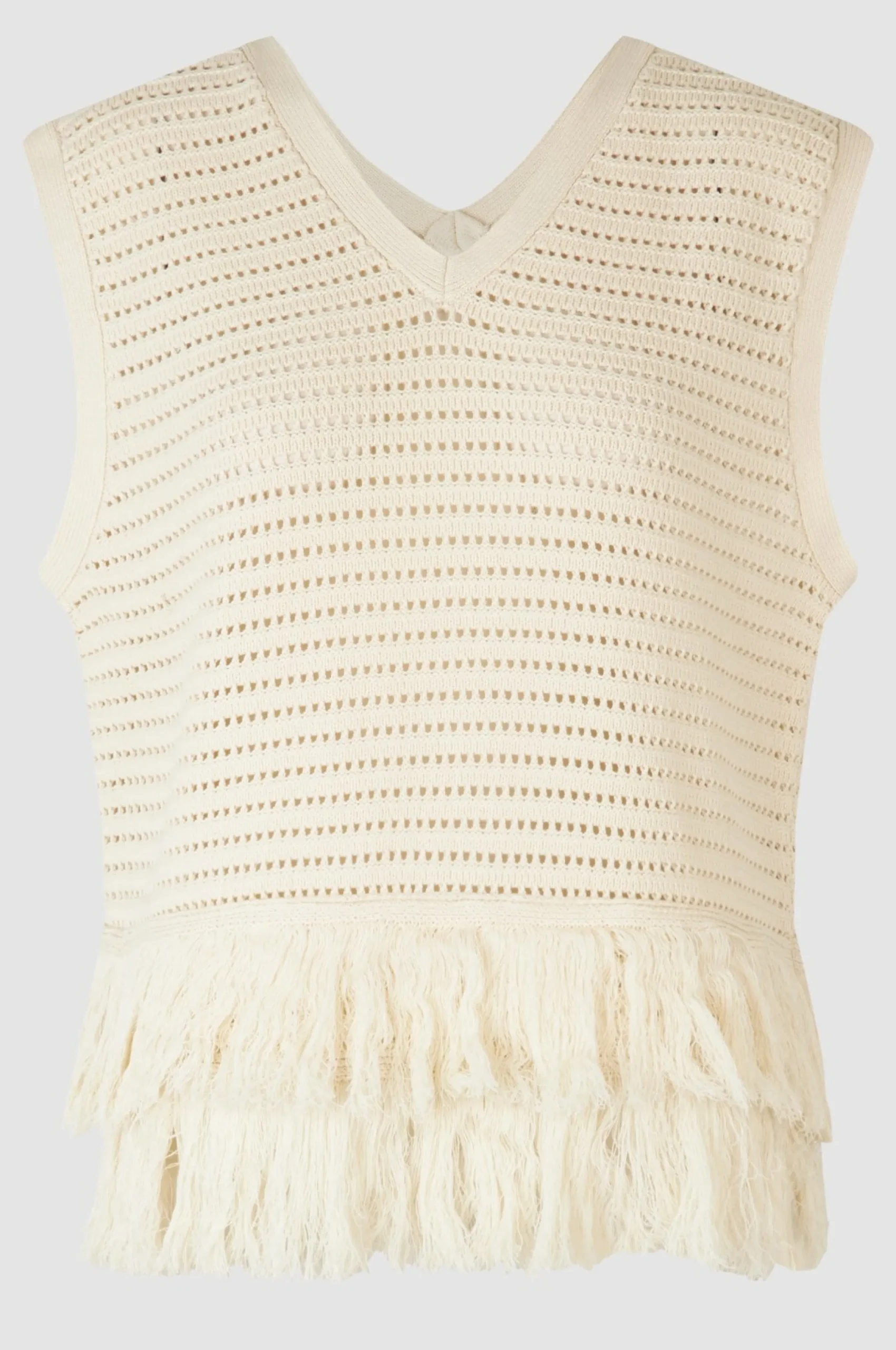 Mantova Knit V-Neck Kvinde Strik Og Cardigans