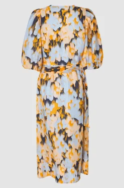 New Marigold Wrap Dress Kvinde Kjoler