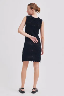 Hot Mutio Knit Mini Dress Kvinde Kjoler