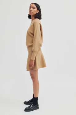 Hot Octavia Knit Skirt Kvinde Nederdele Og Shorts
