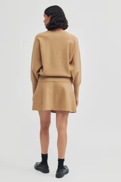Hot Octavia Knit Skirt Kvinde Nederdele Og Shorts