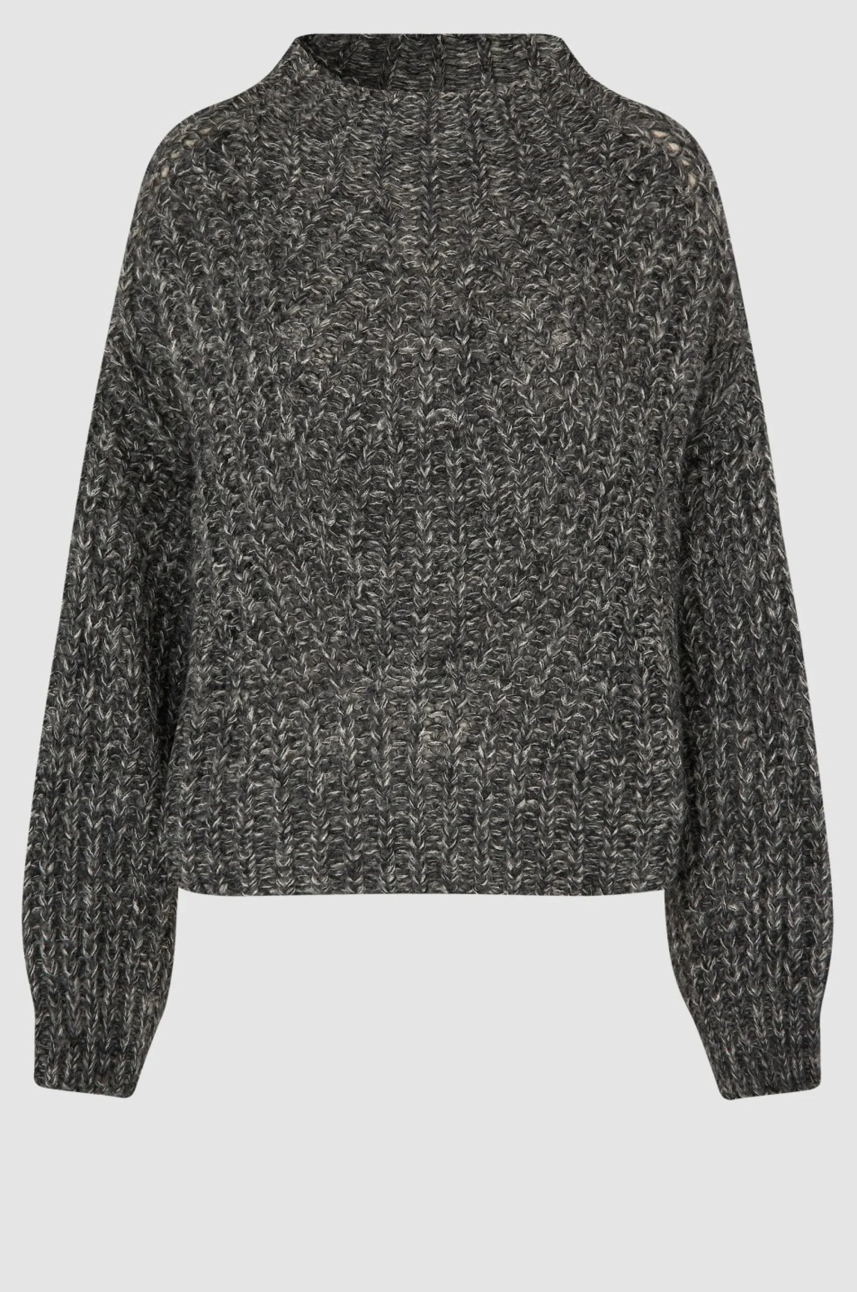 Hot Olia Knit T-Neck Kvinde Strik Og Cardigans