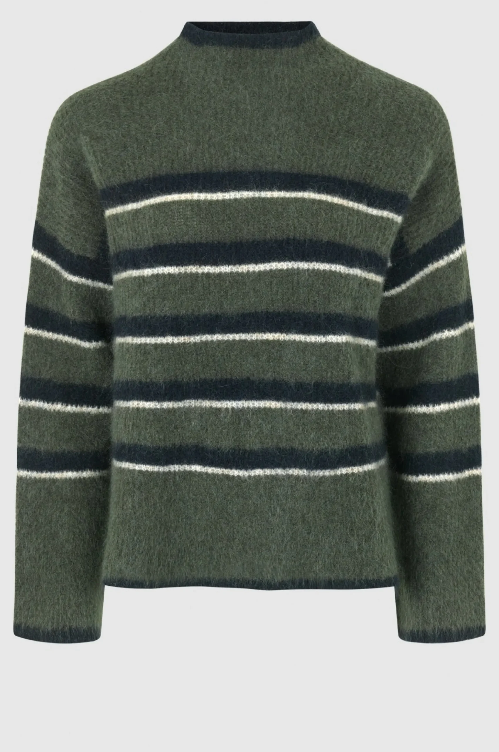 Ovala Knit T-Neck Kvinde Strik Og Cardigans