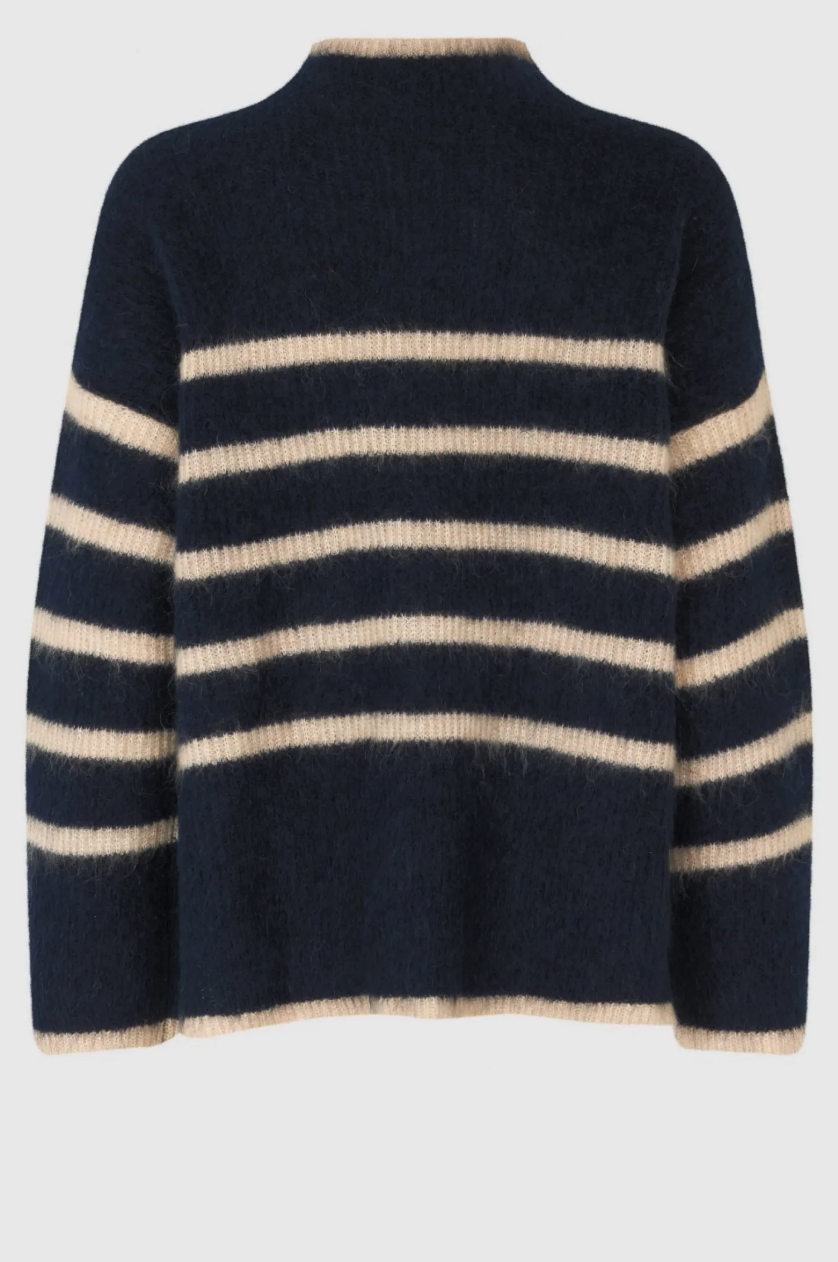 Clearance Ovalis Knit T-Neck Kvinde Strik Og Cardigans
