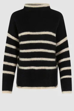 Hot Ovalis Knit T-Neck Kvinde Strik Og Cardigans