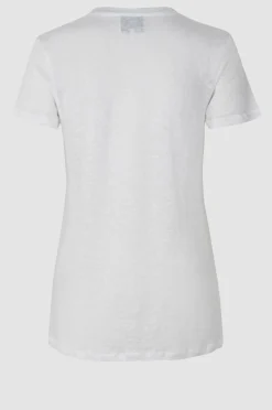 Outlet Peony O-Neck Tee Kvinde Toppe Og T-Shirts
