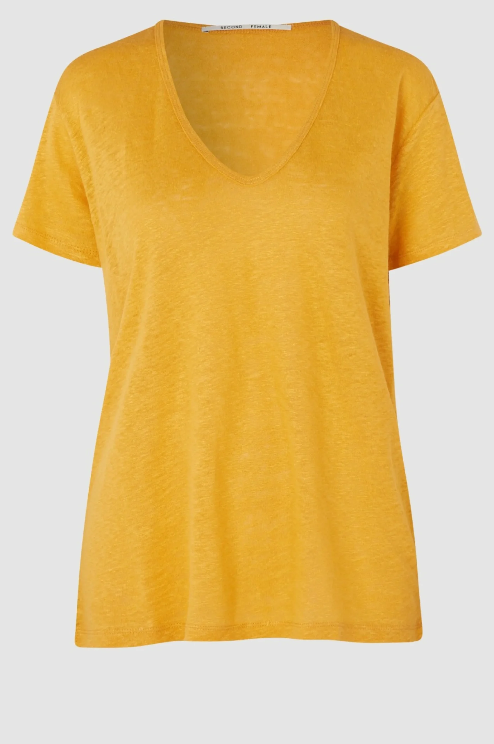 Best Peony Ss V-Neck Tee Kvinde Toppe Og T-Shirts