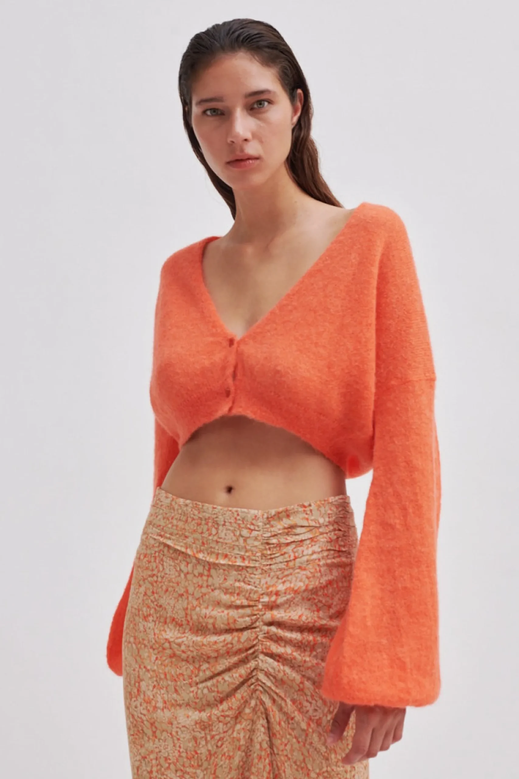 Outlet Perla Knit Cardigan Kvinde Strik Og Cardigans