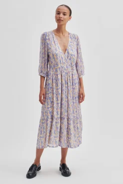 Outlet Poppi Midi Dress Kvinde Kjoler