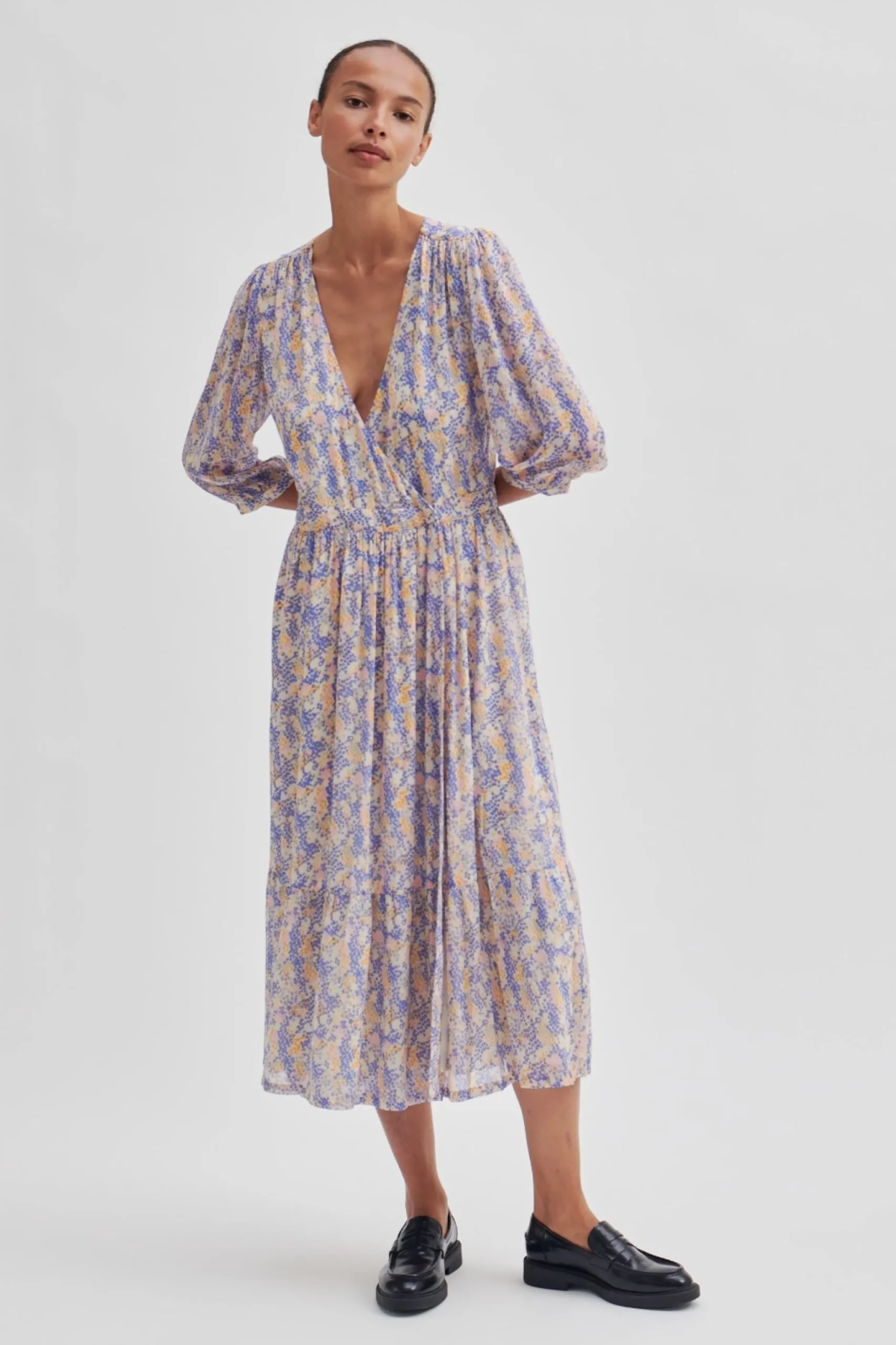 Outlet Poppi Midi Dress Kvinde Kjoler