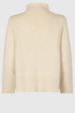 Best Rikke Knit T-Neck Kvinde Strik Og Cardigans