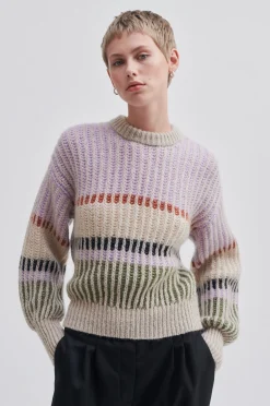Discount Rosanna Knit O-Neck Kvinde Strik Og Cardigans