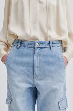 Sale Sandja Cargo Trousers Kvinde Denim