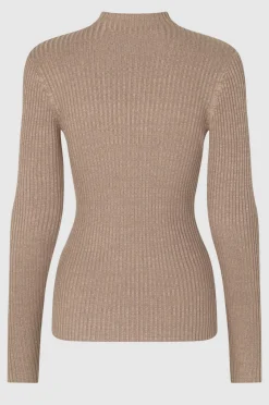 New Sanka Knit T-Neck Kvinde Strik Og Cardigans