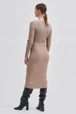 Outlet Sanka New Knit Dress Kvinde Kjoler
