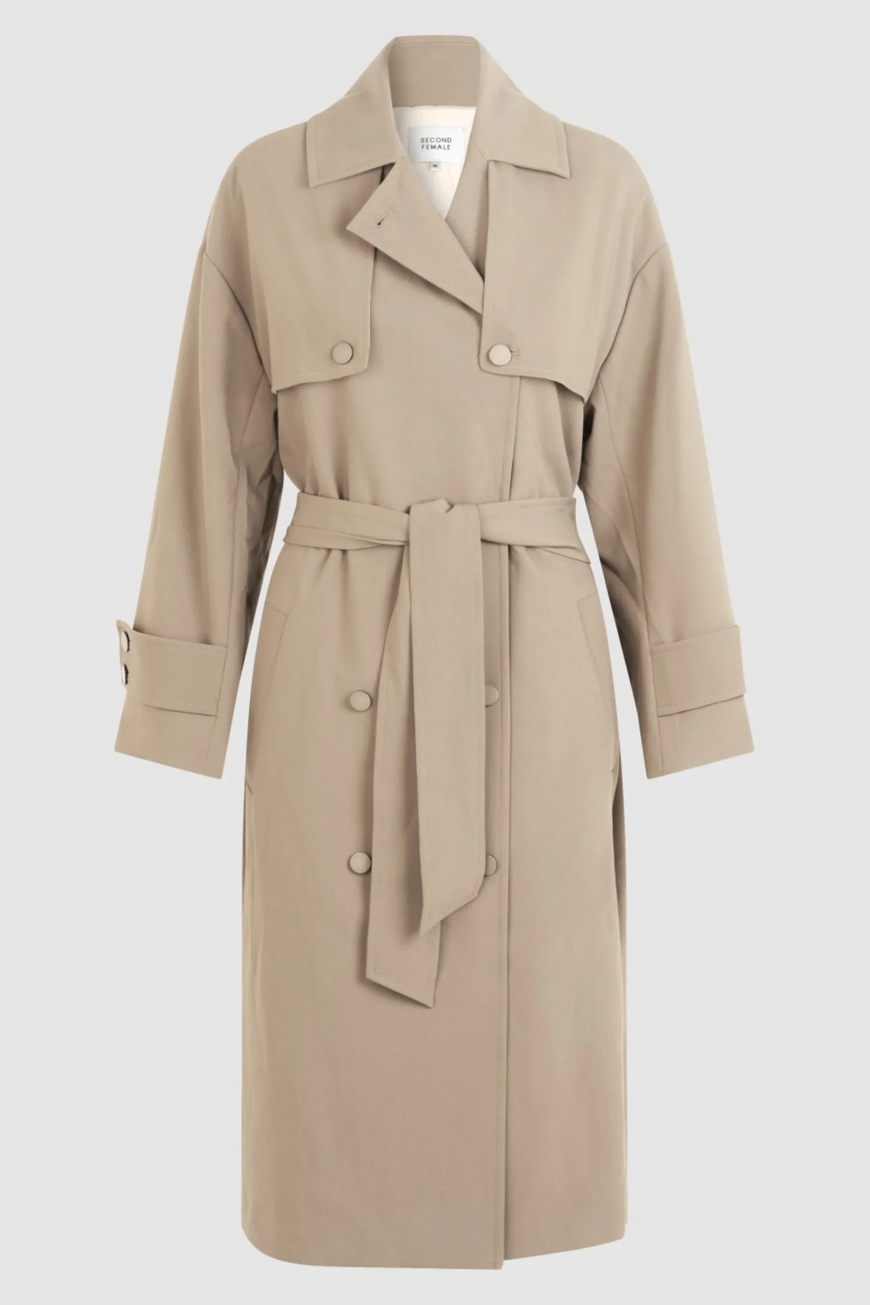 Silvia Classic Trenchcoat Kvinde Jakker Og Frakker