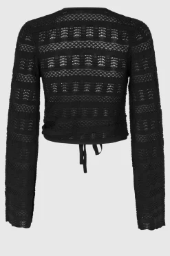 New Vanessa Knit Wrap Blouse Kvinde Strik Og Cardigans