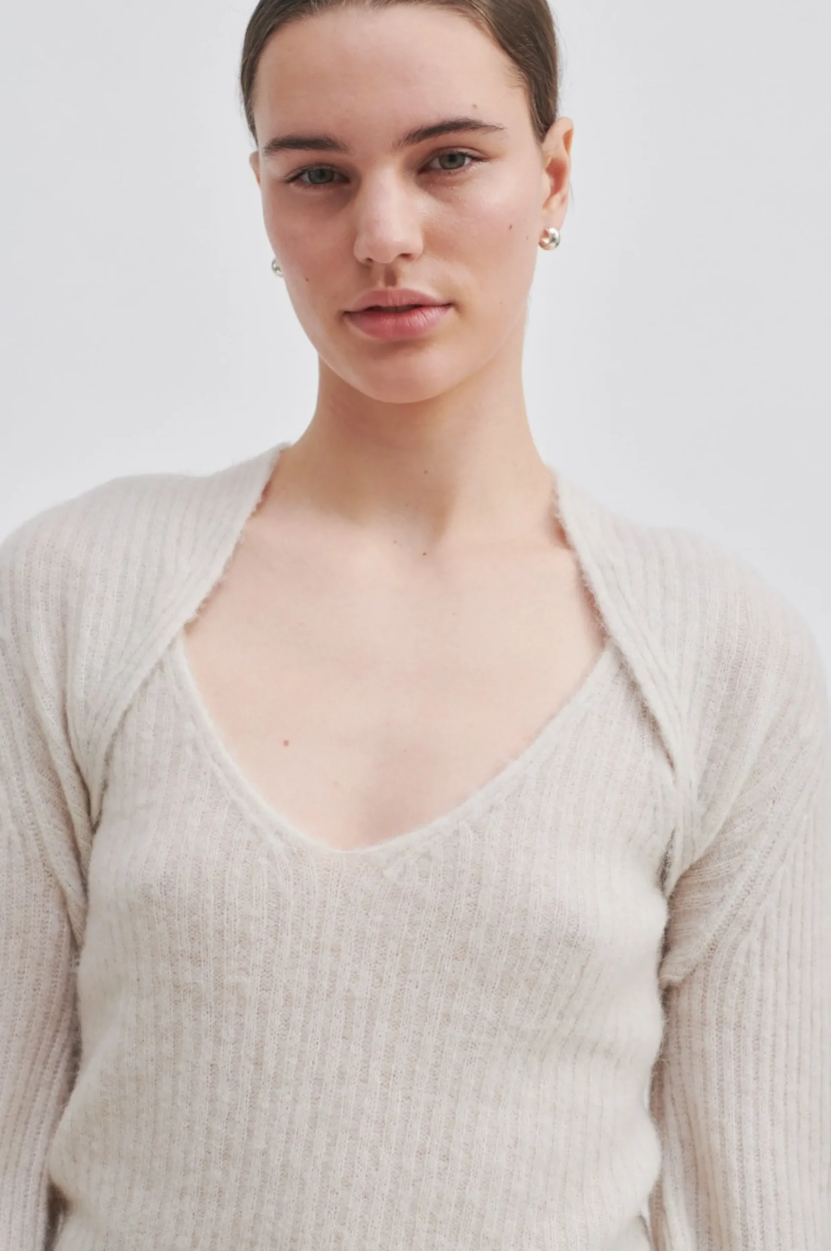 Ymma Knit Bolero Kvinde Strik Og Cardigans