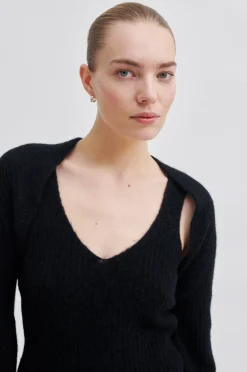 Clearance Ymma Knit Bolero Kvinde Strik Og Cardigans