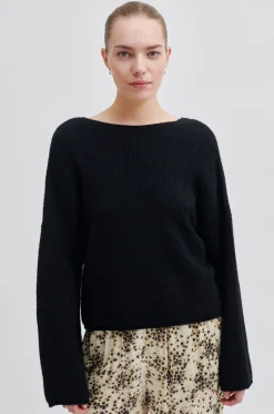 Online Ymma Knit Open Back Kvinde Strik Og Cardigans