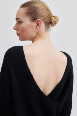 Online Ymma Knit Open Back Kvinde Strik Og Cardigans