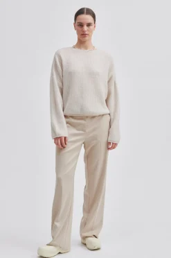 Sale Ymma Knit Open Back Kvinde Strik Og Cardigans