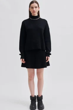 Best Ysamil Knit T-Neck Kvinde Strik Og Cardigans