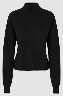 Best Ysamil Knit T-Neck Kvinde Strik Og Cardigans