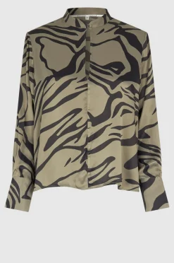 Zebra Blouse Kvinde Skjorter Og Bluser