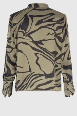 Zebra Blouse Kvinde Skjorter Og Bluser