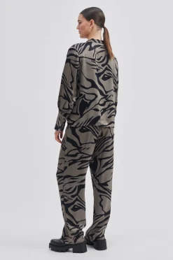Sale Zebra Trousers Kvinde Bukser Og Jeans